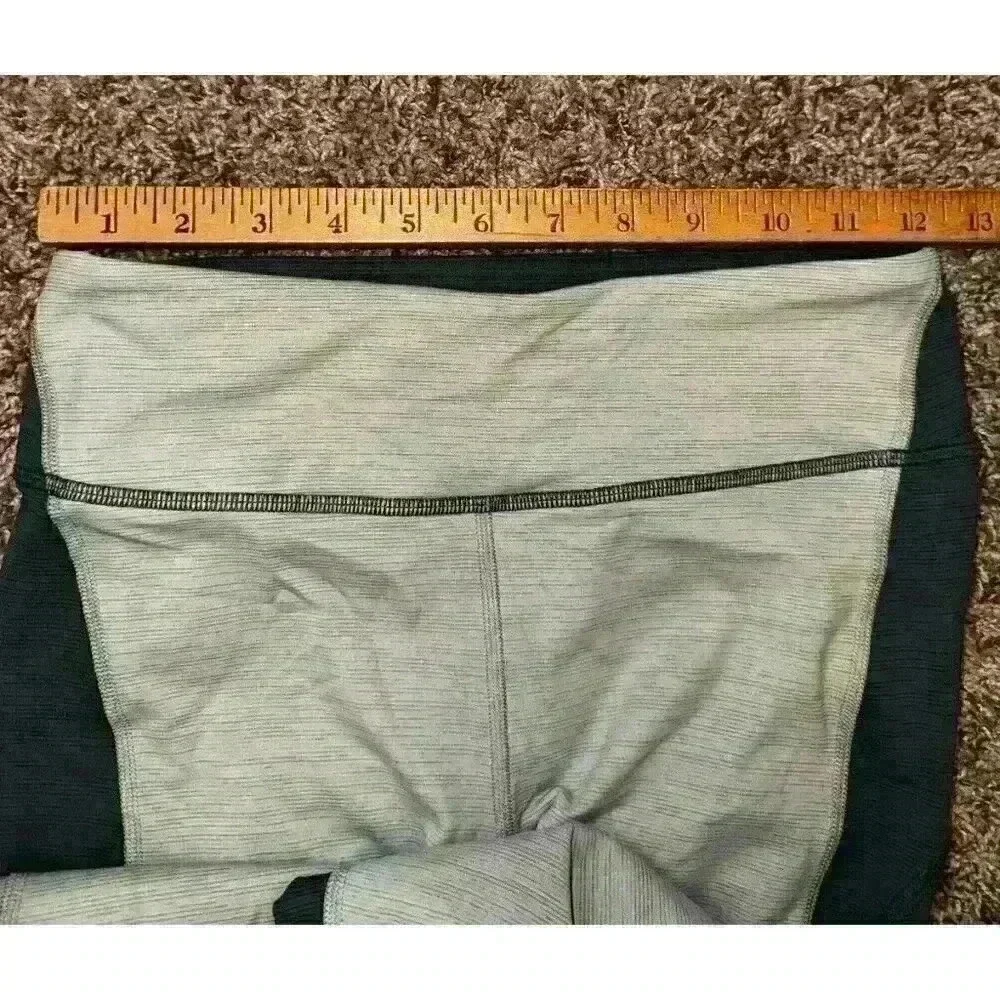 Outdoor Voices Women's Green & Gray Heathered Legging 24” Inseam Size Small‎ - Picture 5 of 6